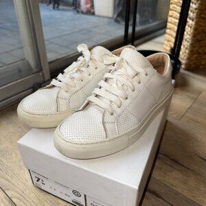 Greats Royale White Sneakers (7.5W)